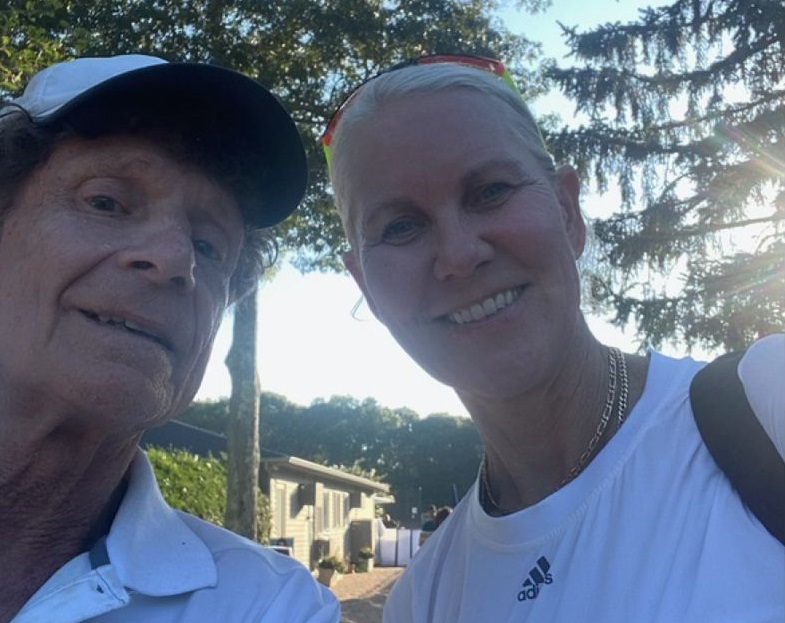 Dr. Marshall Hubsher and Ranae Stubbs at the John McEnroe Pro-Am event